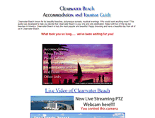 Tablet Screenshot of beachtourism.com